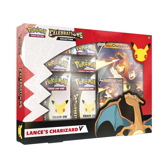 Pokémon TCG: 25th Anniversary Celebrations Collection Box (Lance's Charizard V)