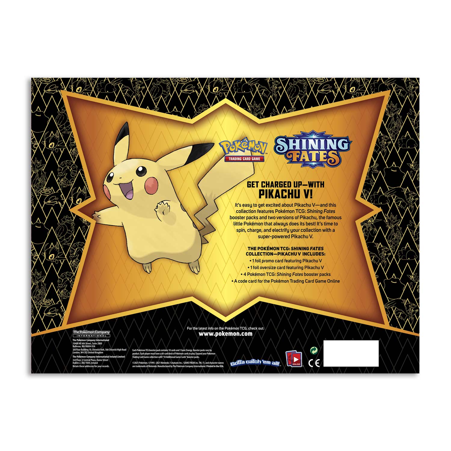 Pokémon TCG: Shining Fates Collection Box (Pikachu V) - Image 2