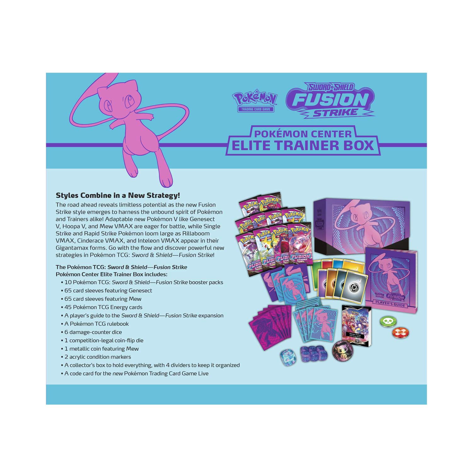 Pokémon TCG: Sword & Shield-Fusion Strike Pokémon Elite Trainer Box - Image 2