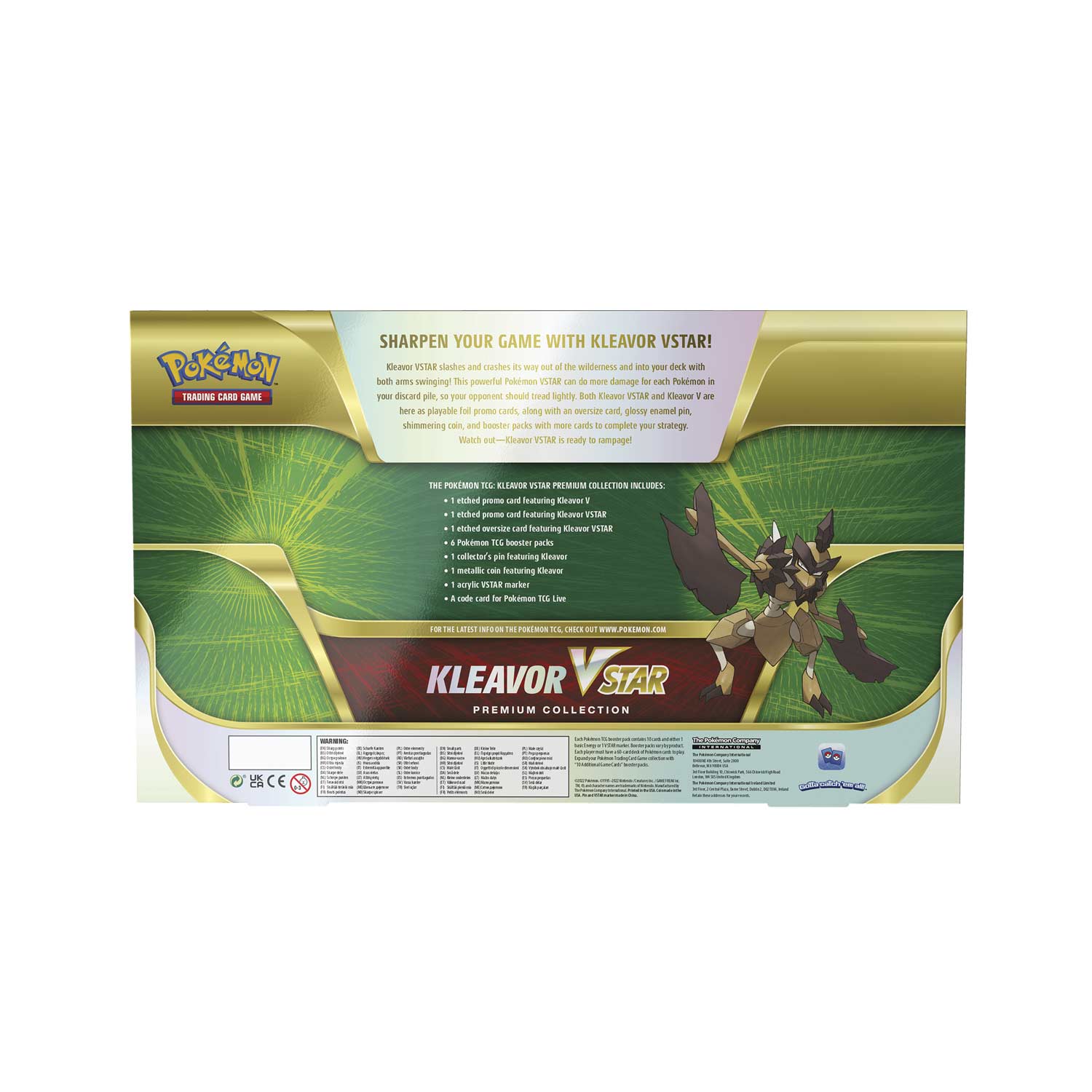 Pokémon TCG: Kleavor VSTAR Premium Collection Box - Image 2