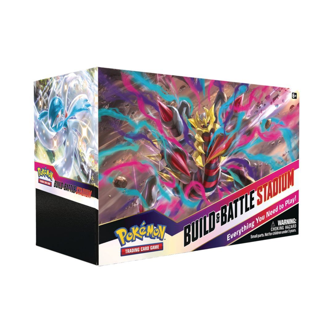 Pokemon Lost Origin Build and Battle Stadium Box