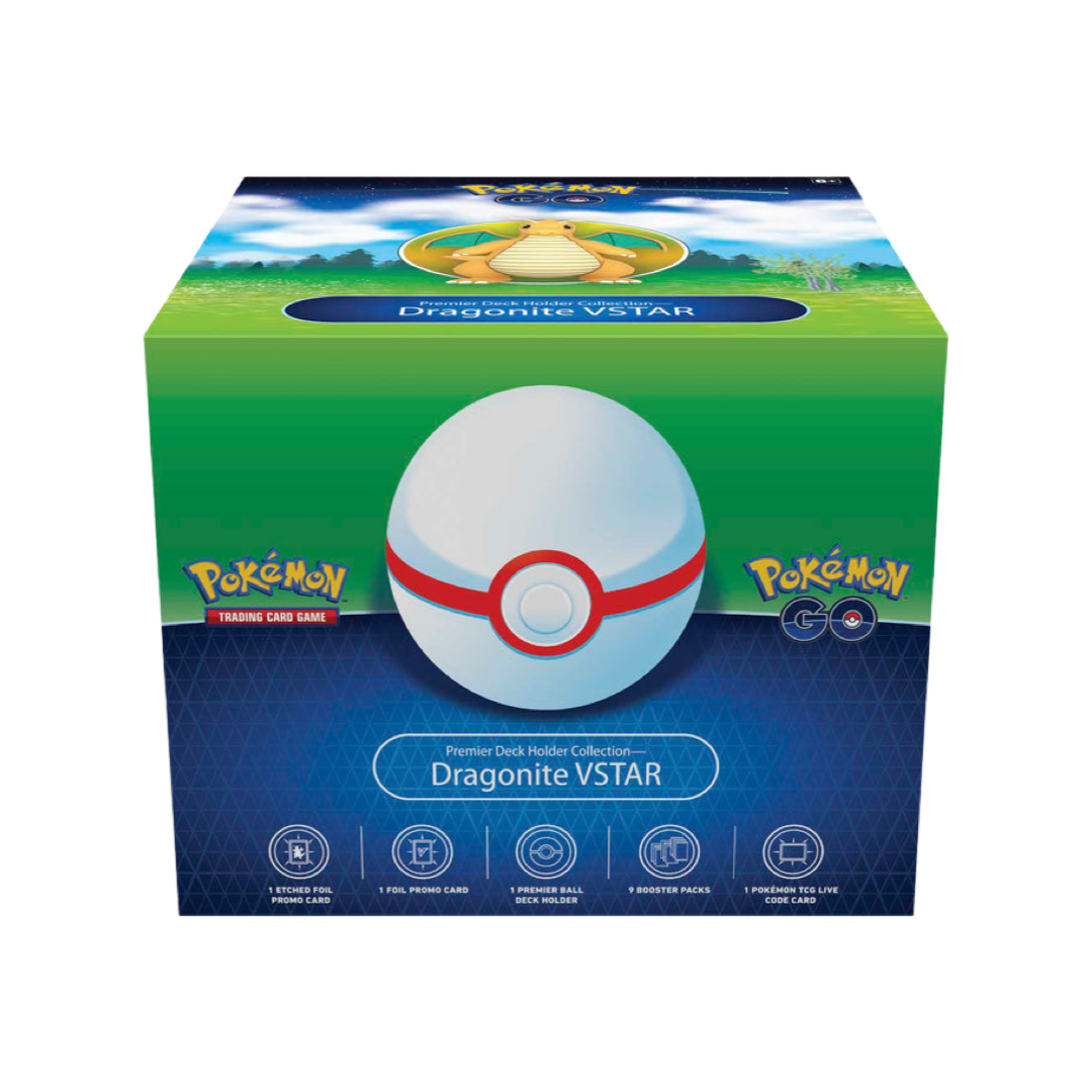Pokemon GO Premier Deck Holder Collection Box (Dragonite VSTAR)